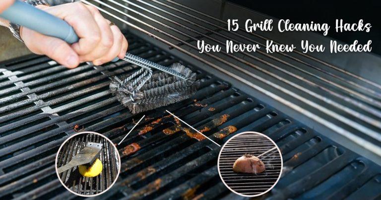 grill cleaning hacks