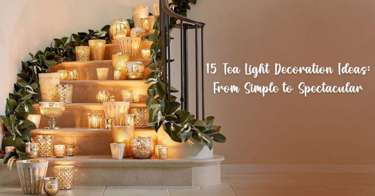 tea light decoration ideas