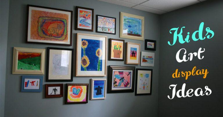 ways to display kids art