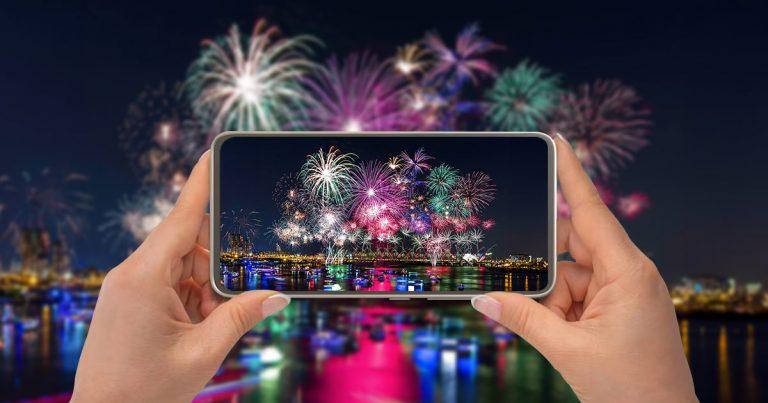 how to take pictures of fireworks with phone